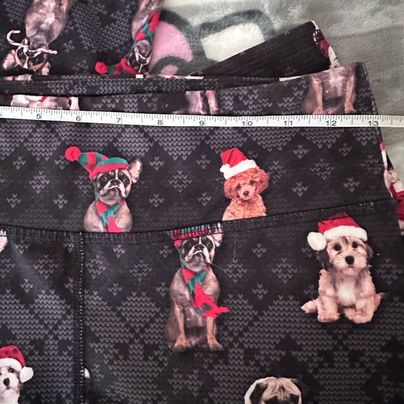 EVCR Christmas dogs print leggings yoga pants - Picture 11 of 14